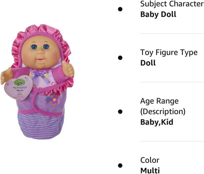 Cabbage Patch Kids Official, Newborn Baby Doll Girl - Comes with Swaddle Blanket and Unique Adoption Birth Announcement