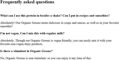 Greens Powder Smoothie Mix Purely Inspired Organic Greens Powder Superfood, Unflavored, 24 Servings (Package May Vary), 8.54 Ounce (Pack of 1)