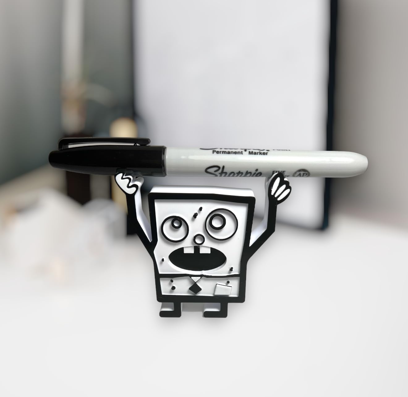 Pen Holder Stand DoodleBob Pencil Holder Doodle Bob 3d printed PLA