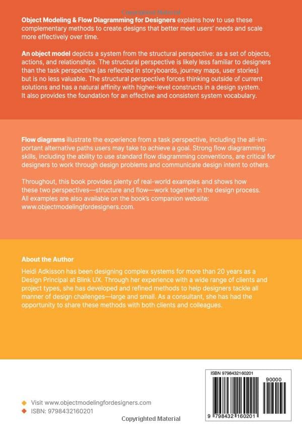 Object Modeling & Flow Diagramming for Designers: Methods for Designing with Ease and Confidence