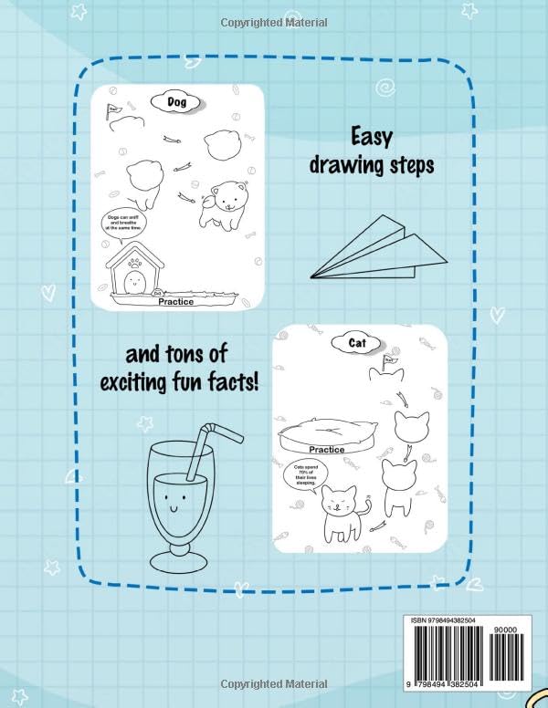 How To Draw 101 Things For Kids: Simple And Easy Drawing Book With Animals, Plants, Sports, Foods,...Everythings