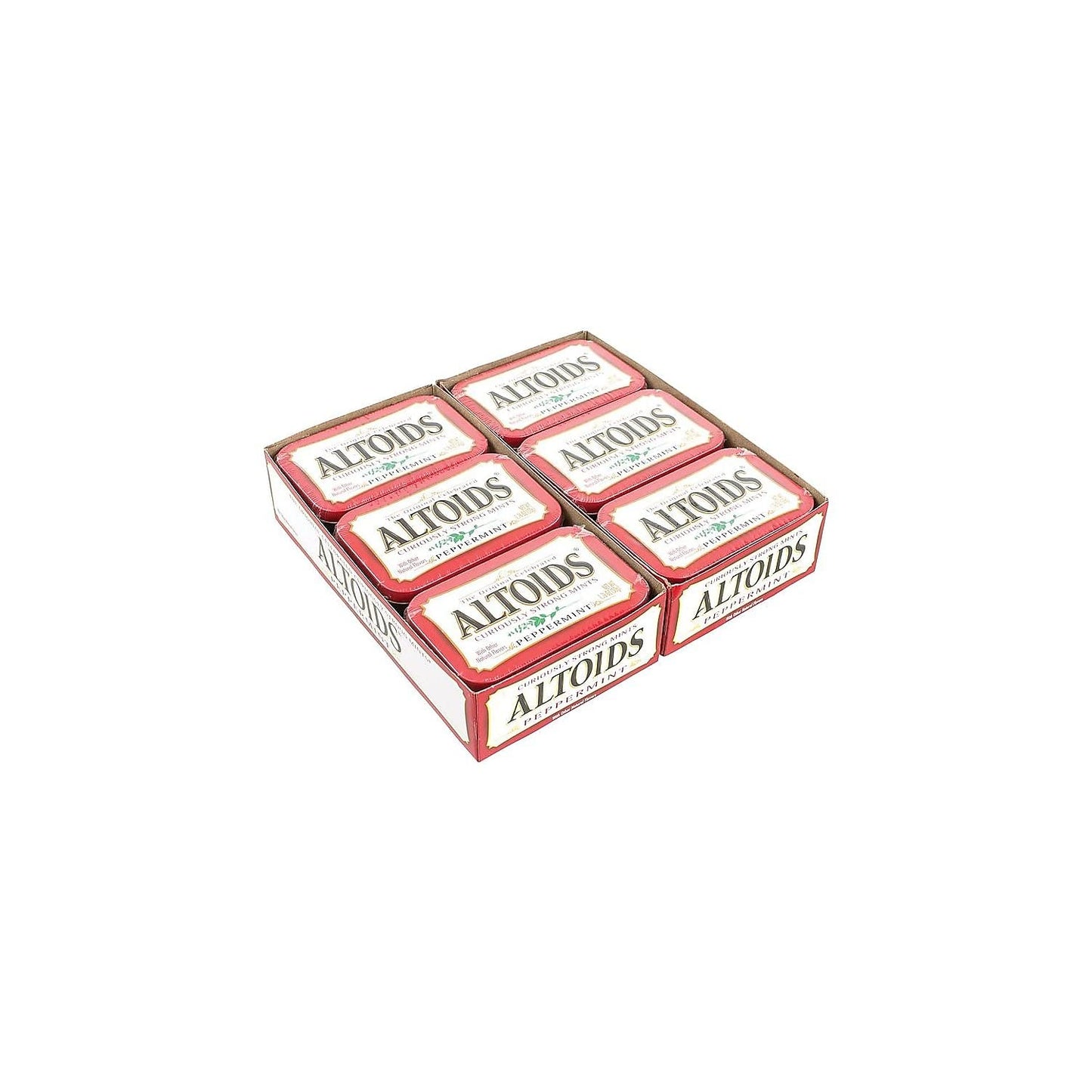 Altoids Classic Peppermint Breath Mints, 1.76-Ounce Tin (Pack of 12)