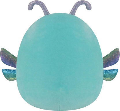 Squishmallows FlipAMallows 12-Inch Denton Green Chameleon and Heather Teal Dragonfly - Medium-Sized Ultrasoft Official Kelly Toy Plush