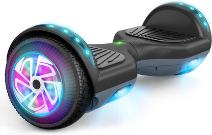 UNI-SUN Hoverboard, 6.5" Two Wheel Hoverboard with Bluetooth and Lights, Hoverboard for Kids Ages 6-12