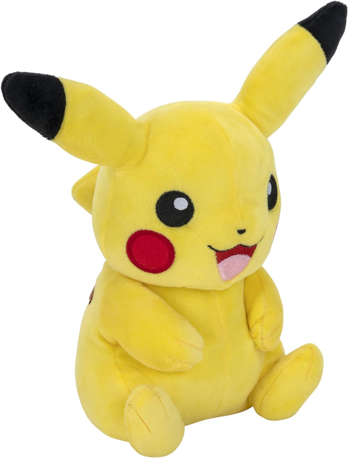 Pokémon Official & Premium Quality 8-Inch Pikachu - Adorable, Ultra-Soft, Plush Toy, Perfect for Playing & Displaying - Gotta Catch "˜Em All , Yellow