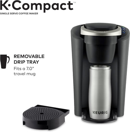 Keurig K-Compact Single-Serve K-Cup Pod Coffee Maker, Black (Packaging May Vary)