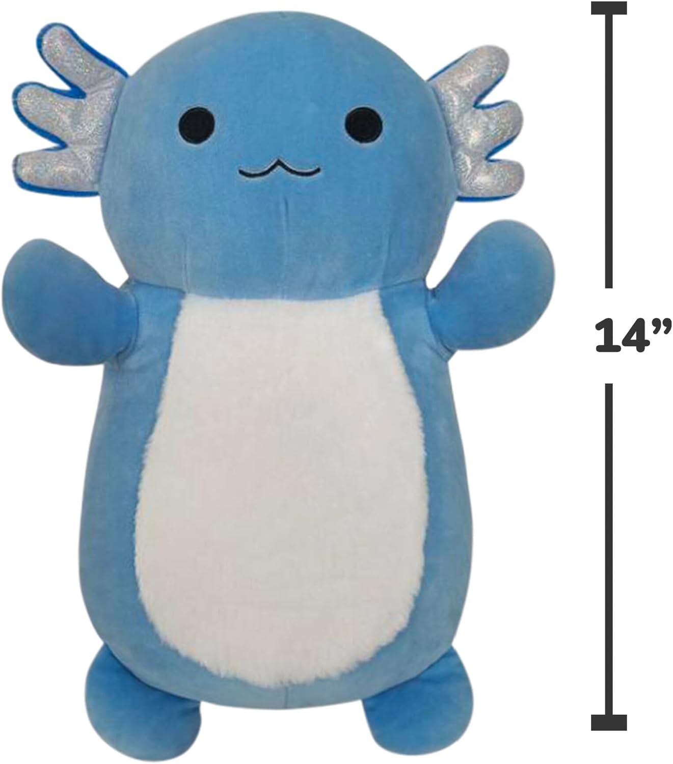 Squishmallows Original HugMees 14-Inch Blue Gradient Axolotl - Large Ultrasoft Official Jazwares Plush