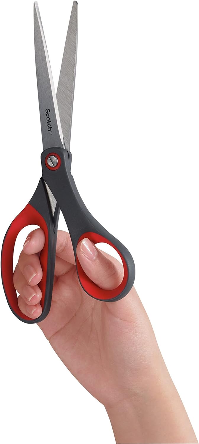 Scotch 8" Precision Scissors, Great for Everyday Use (1448)