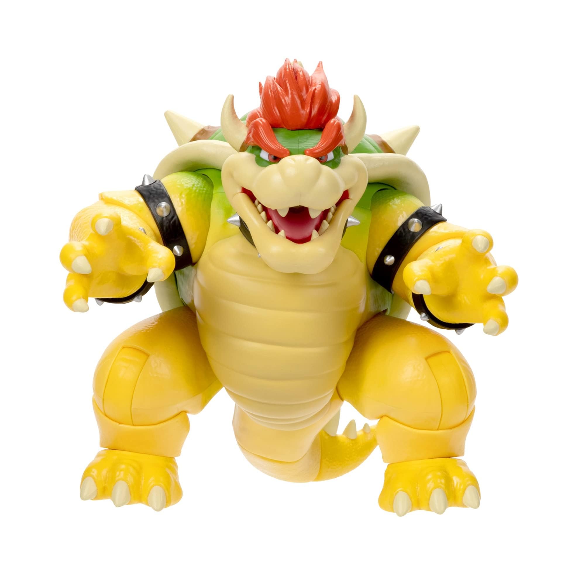 The Super Mario Bros. Movie 7-Inch Feature Bowser Action Figure with Fire Breathing Effects