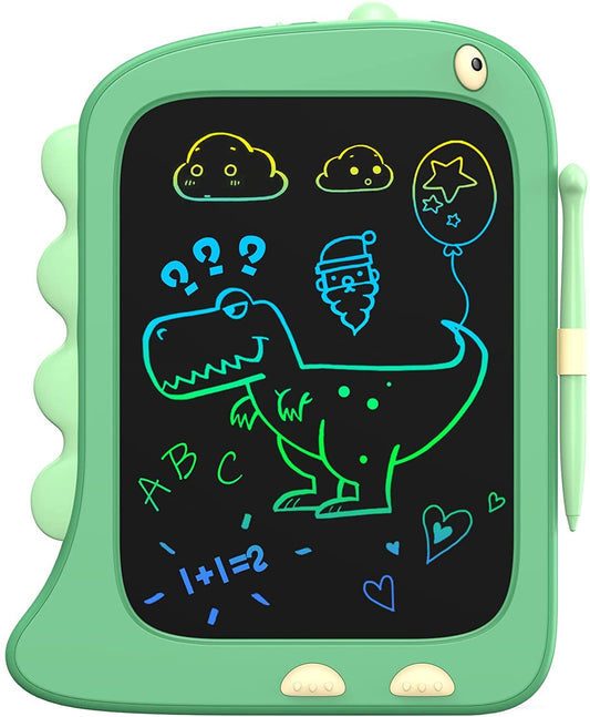 ORSEN LCD Writing Tablet Toys, 8.5 Inch Doodle Board Drawing Pad Gifts for Kids, Dinosaur Drawing Board for Christmas Birthday Gift for Toddler Boys Girls 2 3 4 5 6 Years Old-Green