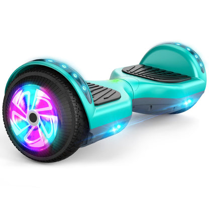 FLYING-ANT Hoverboard, 6.5 Inch Self Balancing Hoverboards with Bluetooth and Flashing LED Lights, Hover Board for Kids Teenagers