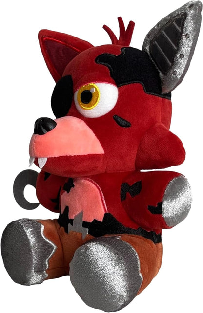 XSmart Mall Withered Foxy - Custom | Special Edition| Foxy Plush, Night Freddy| Gifts for All Age Fan | Party Decorations | Soft Huggable Cute