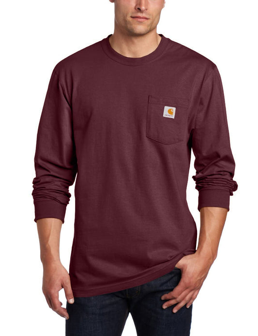 Carhartt Men's Loose Fit Heavyweight Long-Sleeve Pocket T-Shirt