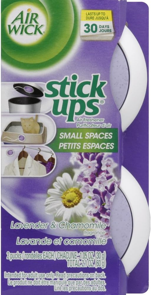 Air Wick Stick Ups Air Freshener, Lavender & Chamomile, 2ct