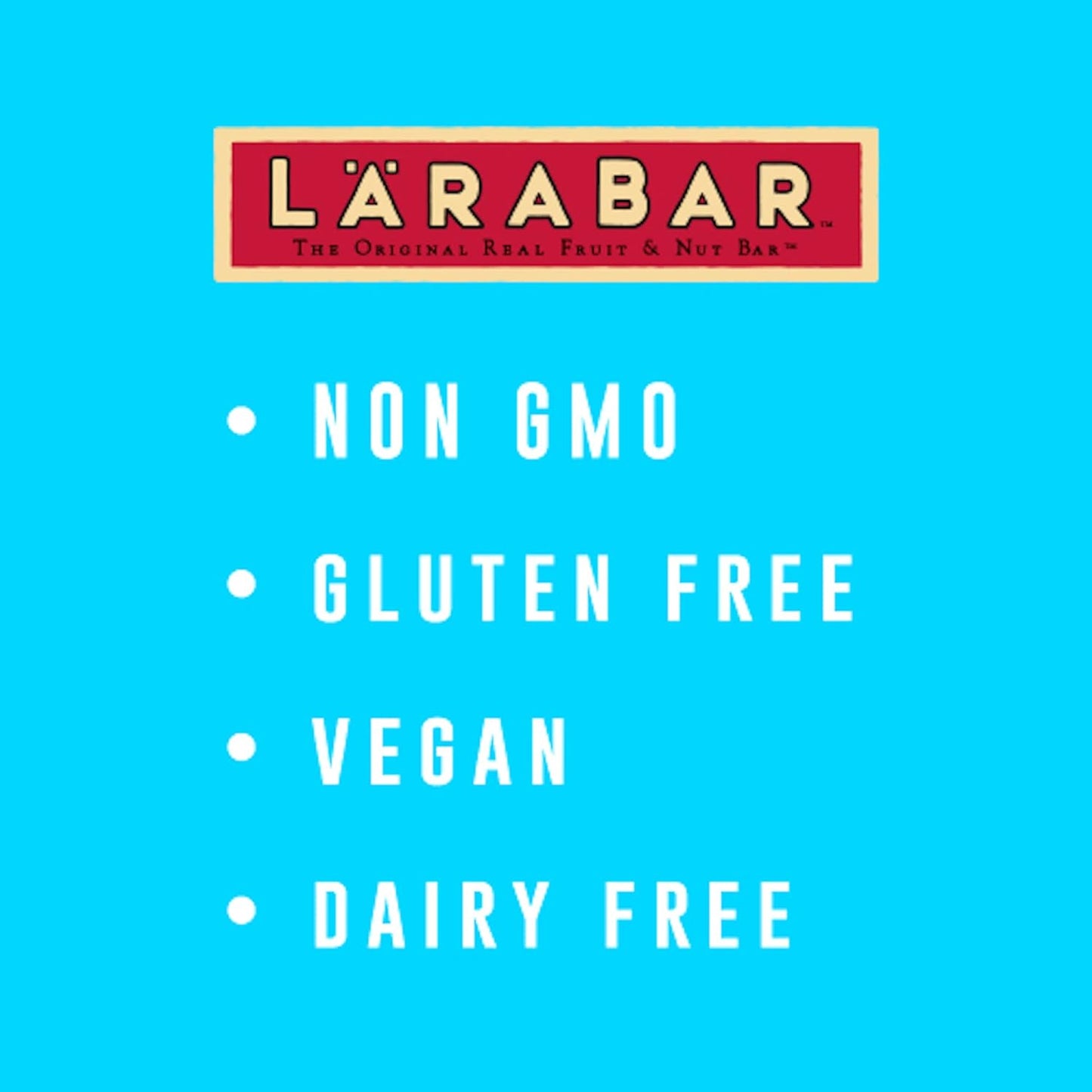 LÄRABAR Peanut Butter Chocolate Chip, Gluten Free Fruit & Nut Bar, 18 Ct