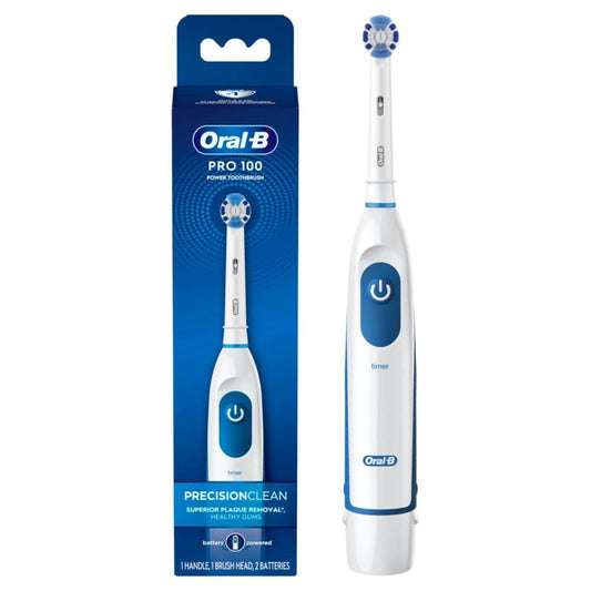 Oral-B Pro-Health Clinical Battery Power Electric Toothbrush, 1 Count (Pack of 1) (Colors May Vary)