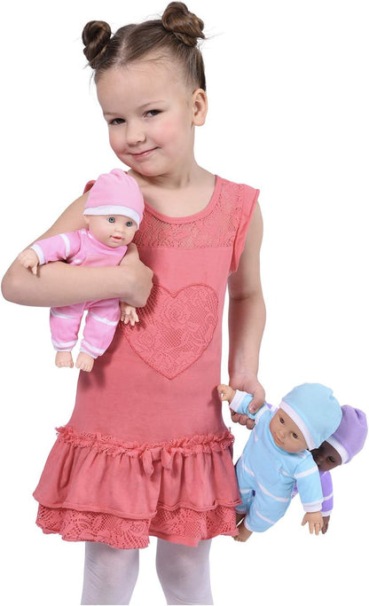 The New York Doll Collection 11 inch Soft Body Doll in Gift Box - Award Winner & Toy 11" Baby Doll (Caucasian)