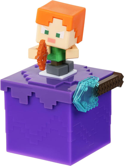 Treasure X Minecraft Caves & Cliffs Multi Pack. Overworld Minecraft Characters. Mine, Discover & Craft with 10 Levels of Adventure & 12 Mine & Craft Characters to Collect. 2 Pack