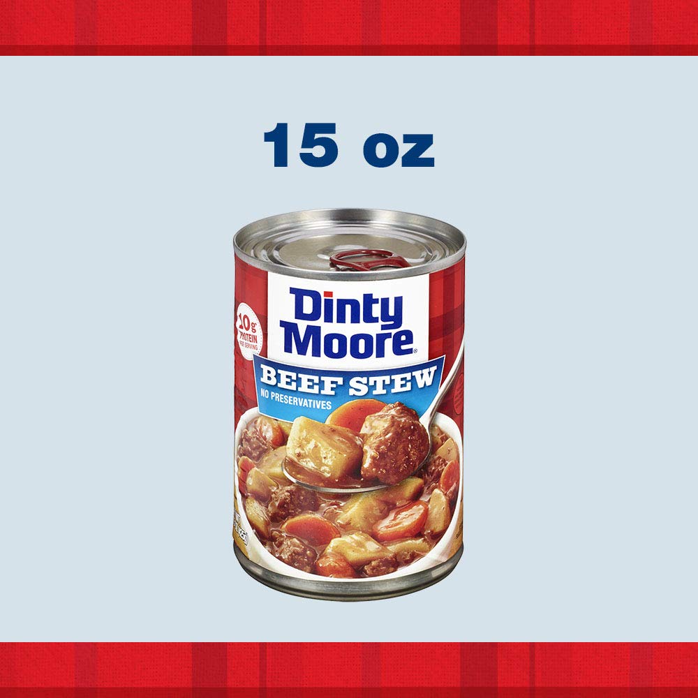 Dinty Moore Beef Stew, Hearty Meals, 15-Ounce Cans (Pack of 12)