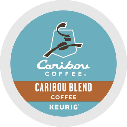 Caribou Coffee Caribou Blend, Keurig Single-Serve K-Cup Pods, Medium Roast Coffee, 32 Count