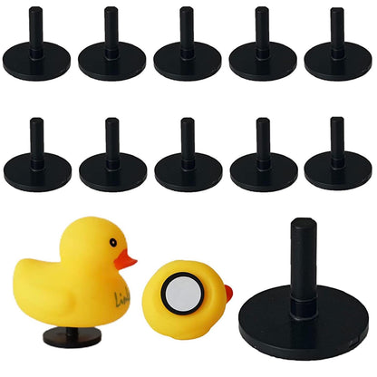 10Pcs Duck Plug - Rubber Duck Mount,Flock Locker Rubber Duck Holder for Jeep Dash and Fixed Display（Excluding Rubber Duck） (10Pcs)