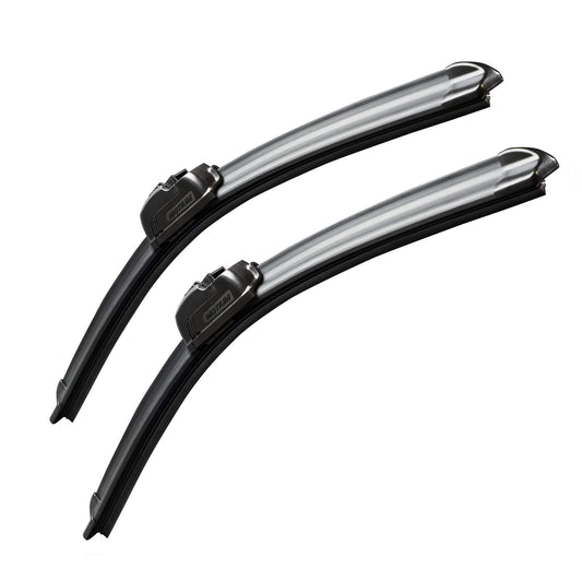 MOTIUM OEM QUALITY Premium All-Season Windshield Wiper Blades (22"+22" pair for front windshield)