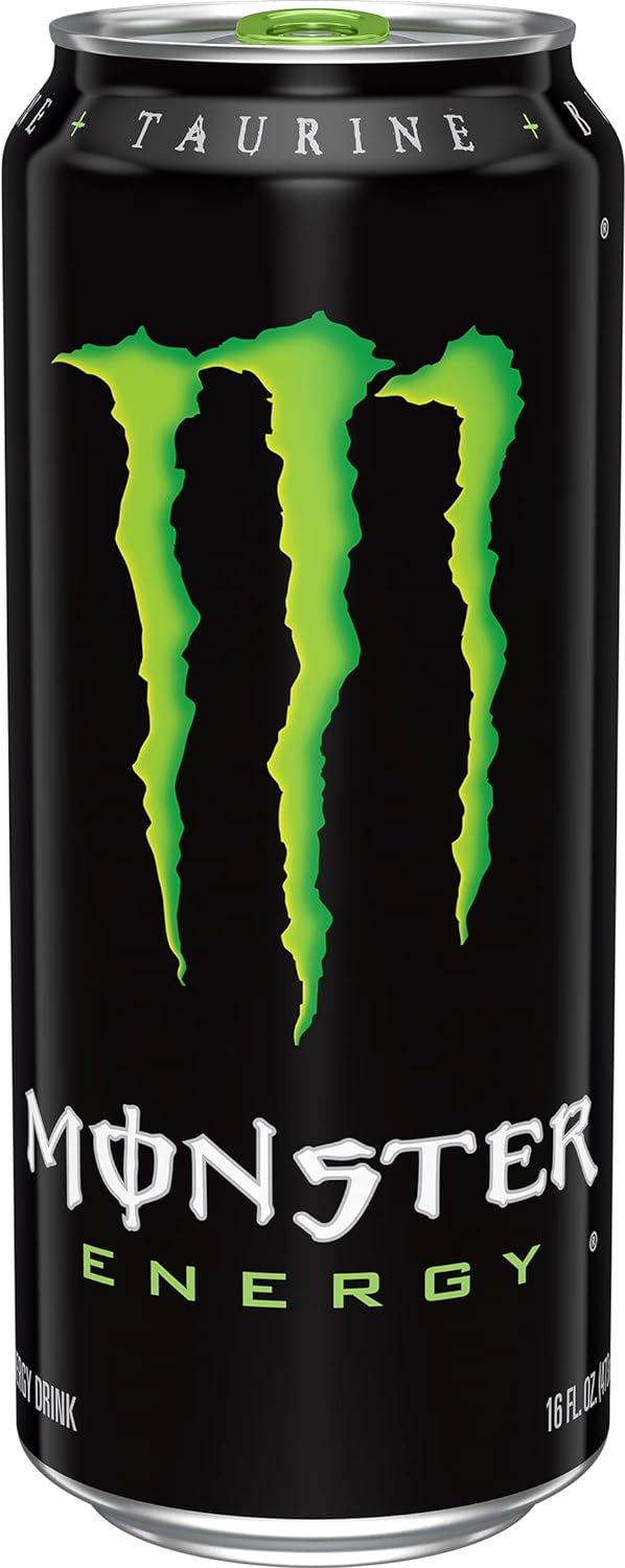 Monster Energy Drink, Green, Original, 16 Ounce (Pack of 15)