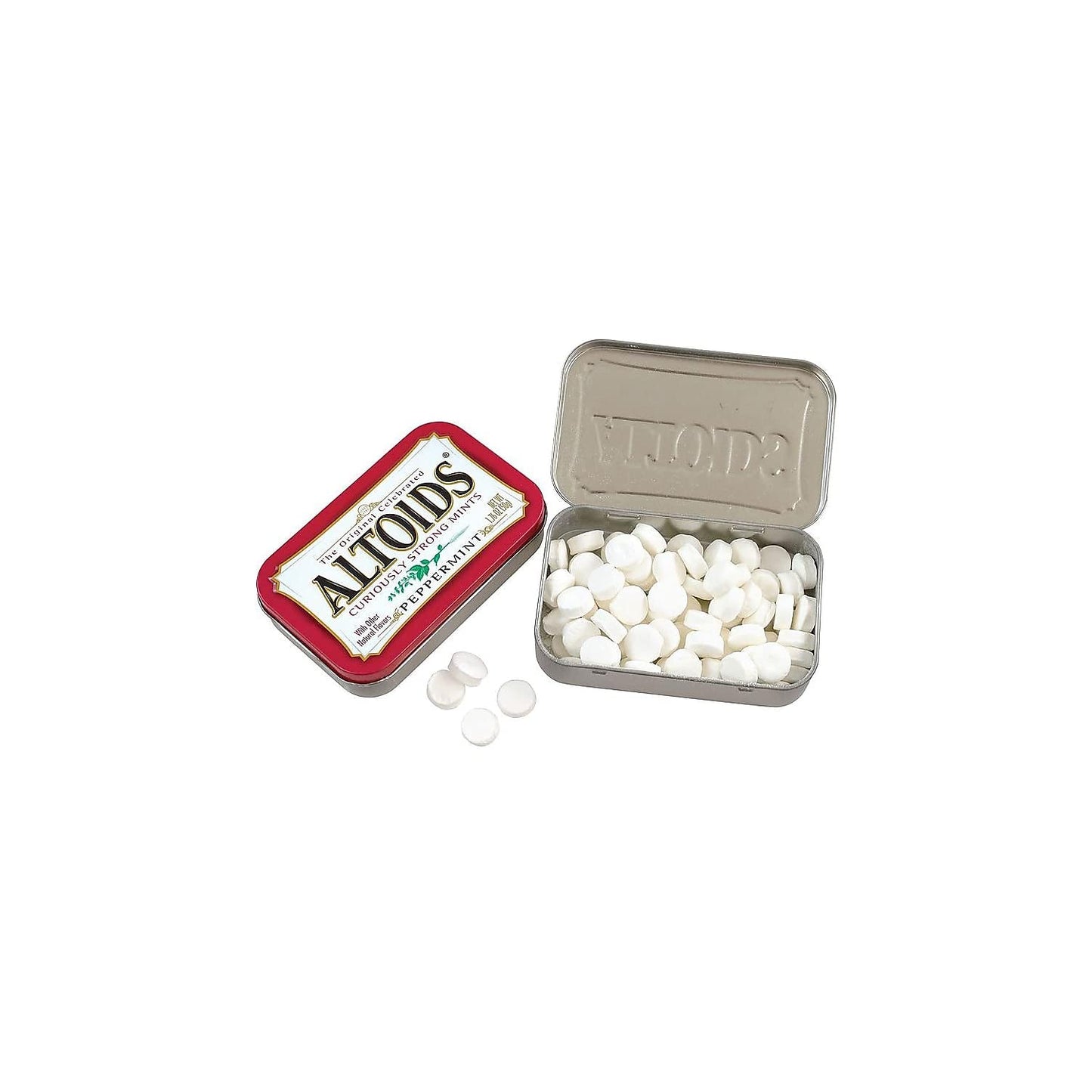 Altoids Classic Peppermint Breath Mints, 1.76-Ounce Tin (Pack of 12)