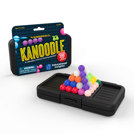 Educational Insights Kanoodle 3D Brain Teaser Puzzle Game, Featuring 200 Challenges, Stocking Stuffer, Gift for Ages 7+