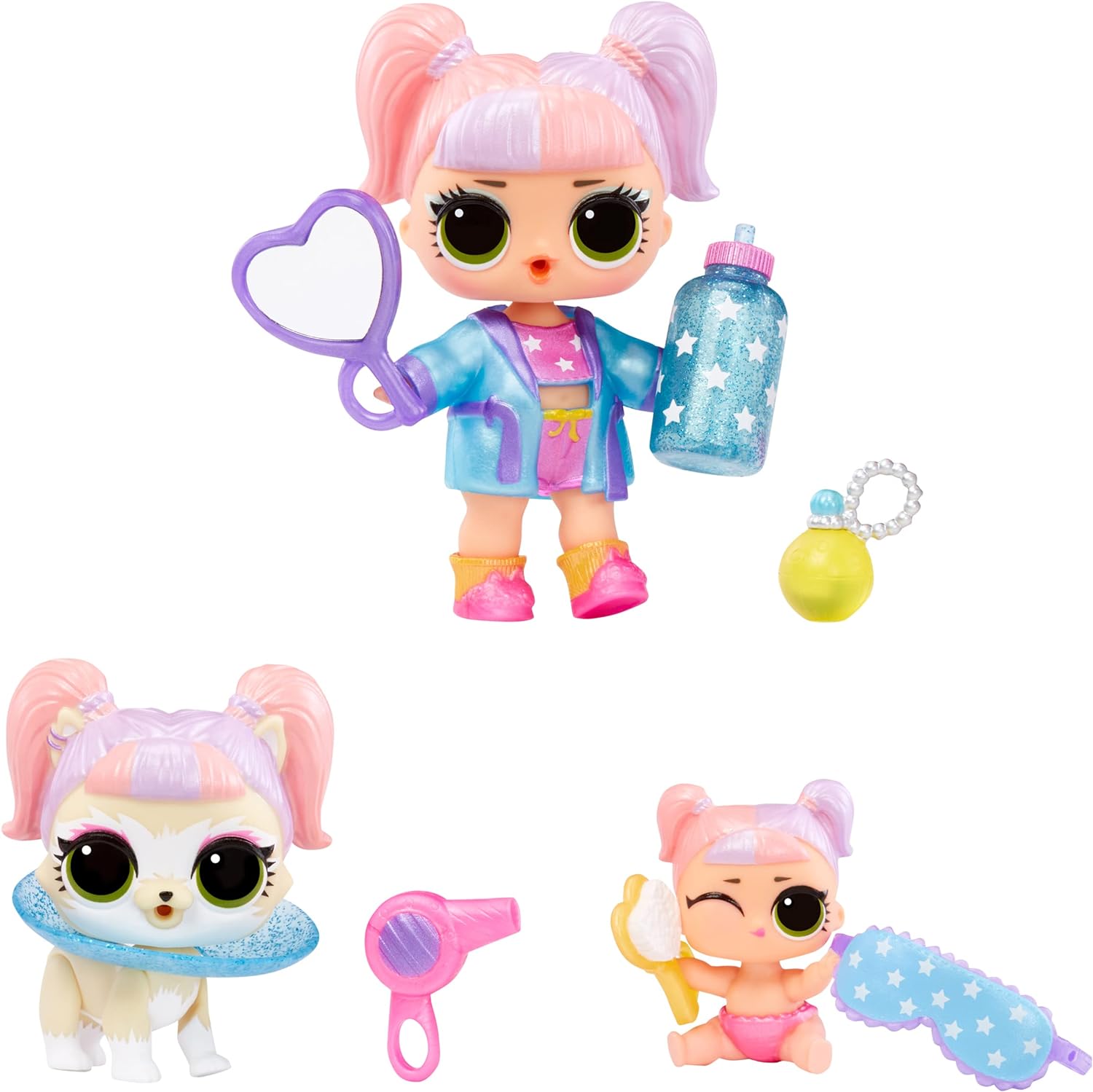 L.O.L. Surprise! Bubble Surprise Deluxe - Collectible Dolls, Pet, Baby Sister, Surprises, Accessories, Unboxing, Color-Change Foam Reaction - Great Gift for Girls Age 4+