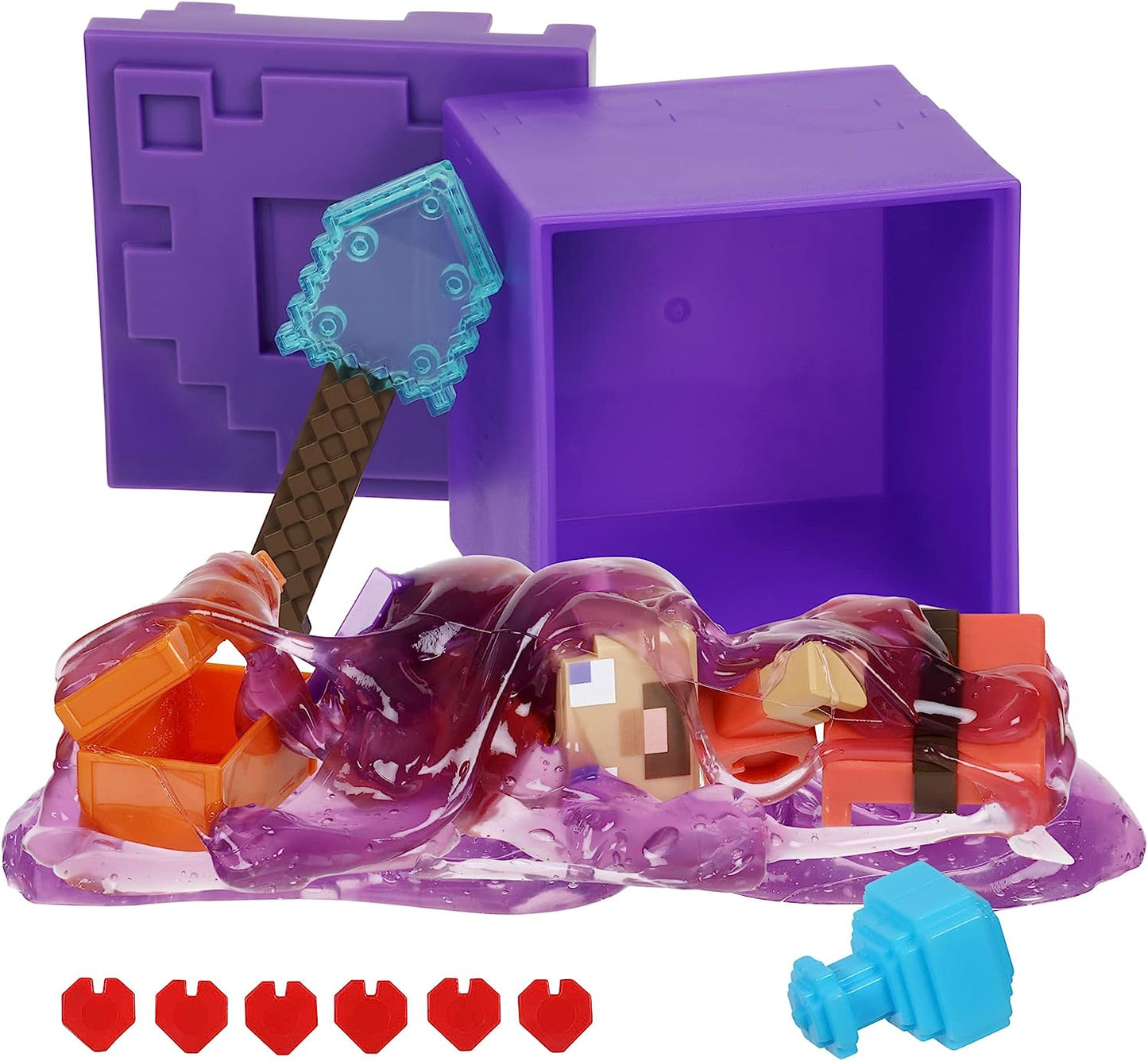 Treasure X Minecraft Caves & Cliffs Multi Pack. Overworld Minecraft Characters. Mine, Discover & Craft with 10 Levels of Adventure & 12 Mine & Craft Characters to Collect. 2 Pack