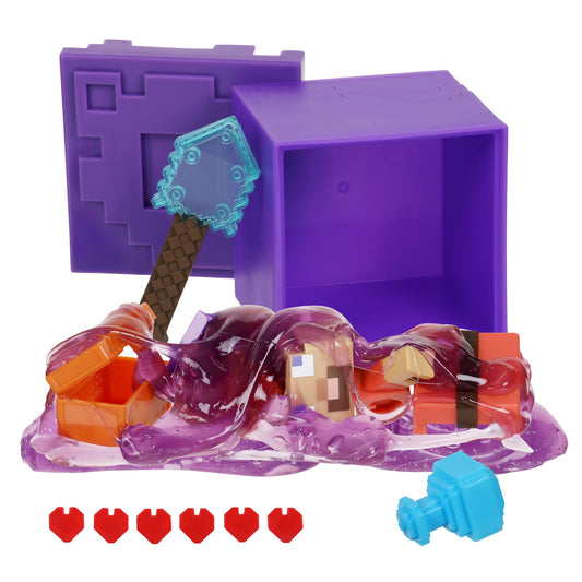 Treasure X Minecraft Caves & Cliffs Multi Pack. Overworld Minecraft Characters. Mine, Discover & Craft with 10 Levels of Adventure & 12 Mine & Craft Characters to Collect. 2 Pack