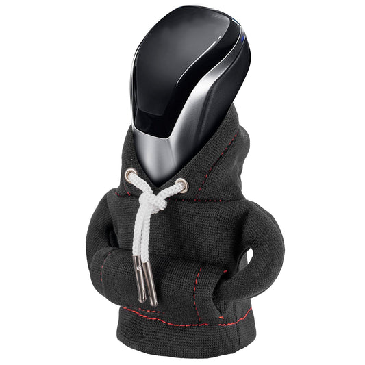 Gear Shift Hoodie, Gear Shift Cover, Universal Car Shift Knob Hoodie, Mini Hoodie for Car Shifter, Automotive Interior Cute Gadgets, Christmas Car Accessories and Decorations