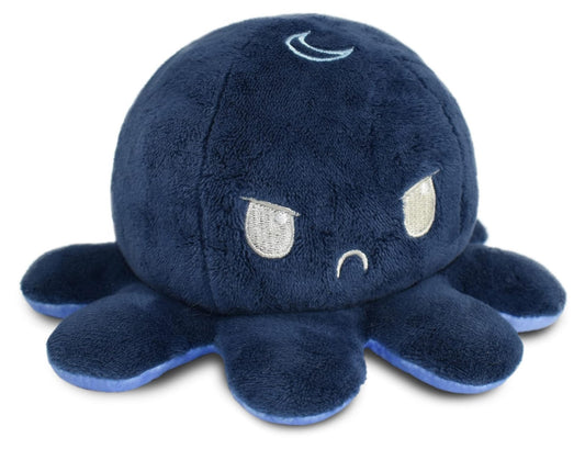 TeeTurtle - The Original Reversible Octopus Plushie - Day + Night - Cute Sensory Fidget Stuffed Animals That Show Your Mood