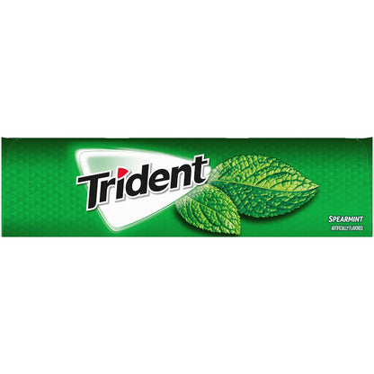 Trident Spearmint Sugar Free Gum, 12 Packs of 14 Pieces (168 Total Pieces)