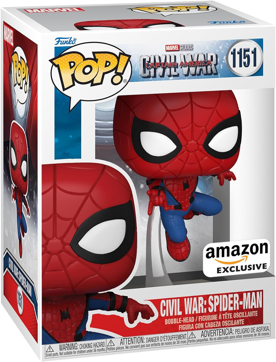 Funko Pop! Marvel: Captain America: Civil War Build A Scene - Spider-Man, Amazon Exclusive, Figure 9 of 12