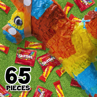 SKITTLES & STARBURST Fun Size Chewy Easter Candy Assortment, 31.9 oz, 65 Pieces Bag