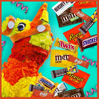 ULTIMATE Assorted 4 Lb. Chocolate Candy Variety Pack, Bulk Mega Candy Mix, Fun Size Assortment, Individually Wrapped Minis, Great for Valentine Exchanges, Parties, Parades & Pinatas! (All Time Favorites, 4 Lbs.)