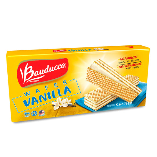 Bauducco Wafers - Crispy Wafer Cookies With 3 Delicious, Indulgent, Decadent Layers of Flavored Cream - Delicious Sweet Snack or Desert