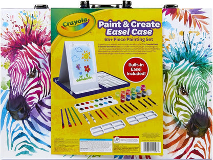 Crayola Table Top Easel & Art Kit (65 Pcs), Kids Painting Set, Gifts for Kids, Ages 4+