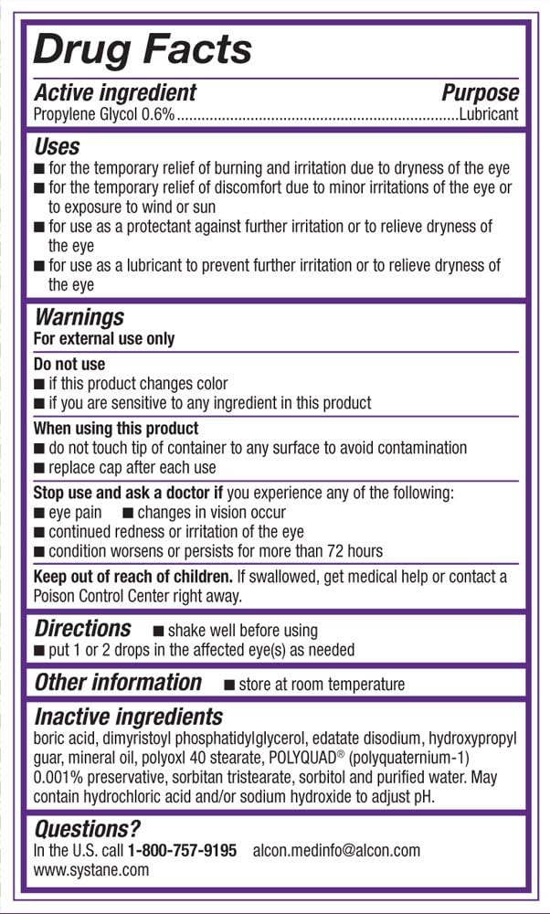 Systane Complete Lubricant Eye Drops, 0.34 Fl Oz, 2 Count (Pack of 1)