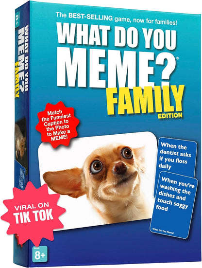 WHAT DO YOU MEME? Family Edition - The Best in Family Card Games for Kids and Adults