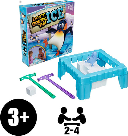 Hasbro Gaming Don't Break The Ice Preschool Game, Board Games for Kids Ages 3 and Up