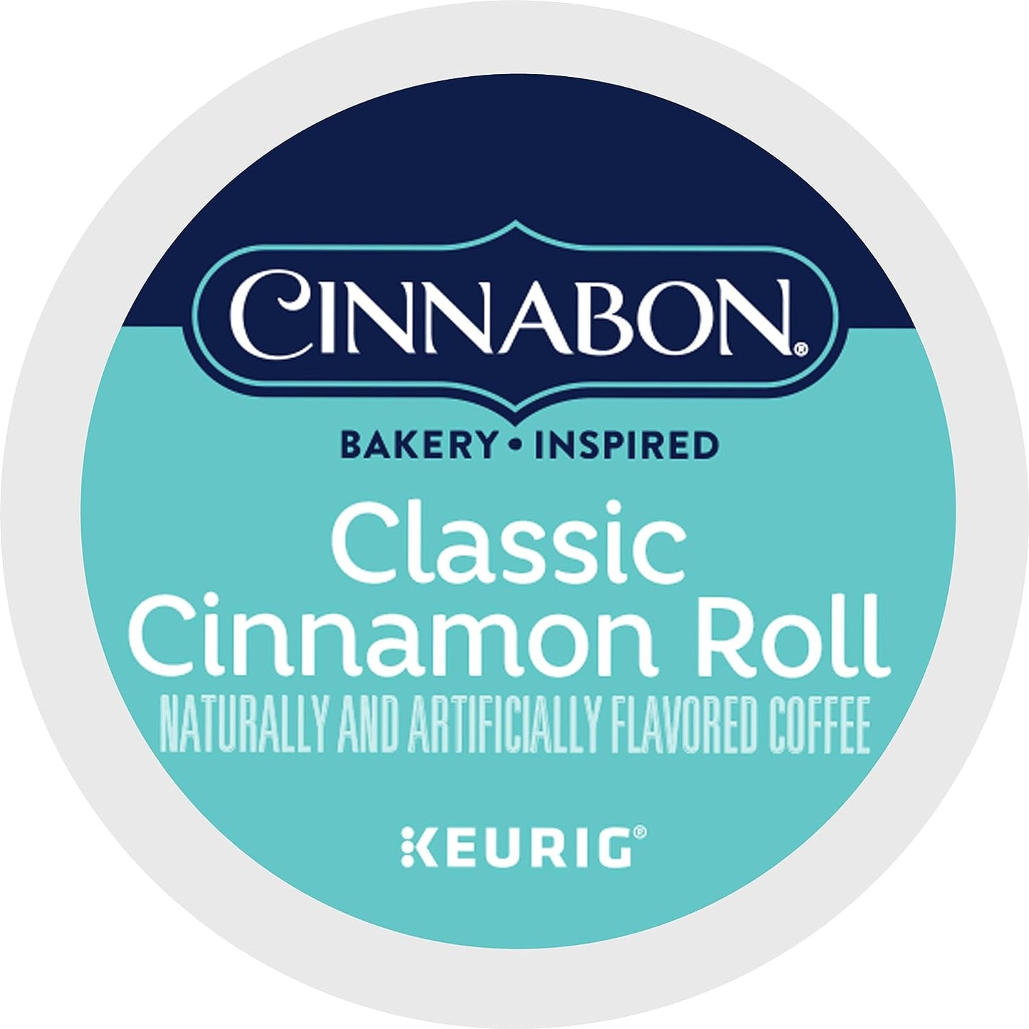 Cinnabon Classic Cinnamon Roll Keurig Single-Serve K-Cup Pods, Light Roast Coffee, 48 Count