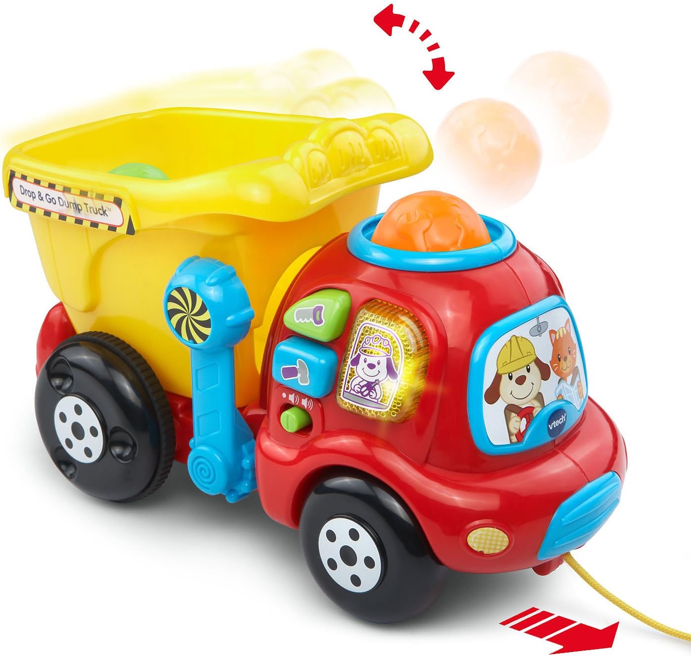 VTech Drop and Go Dump Truck, Yellow