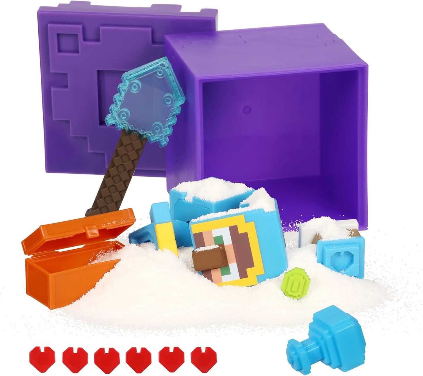 Treasure X Minecraft Caves & Cliffs Multi Pack. Overworld Minecraft Characters. Mine, Discover & Craft with 10 Levels of Adventure & 12 Mine & Craft Characters to Collect. 2 Pack