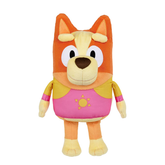 Bluey, Talking Beach Bingo. 13" Talking Plush Toy with 9 Phrases Bases Around The Episode Beach Theme Song