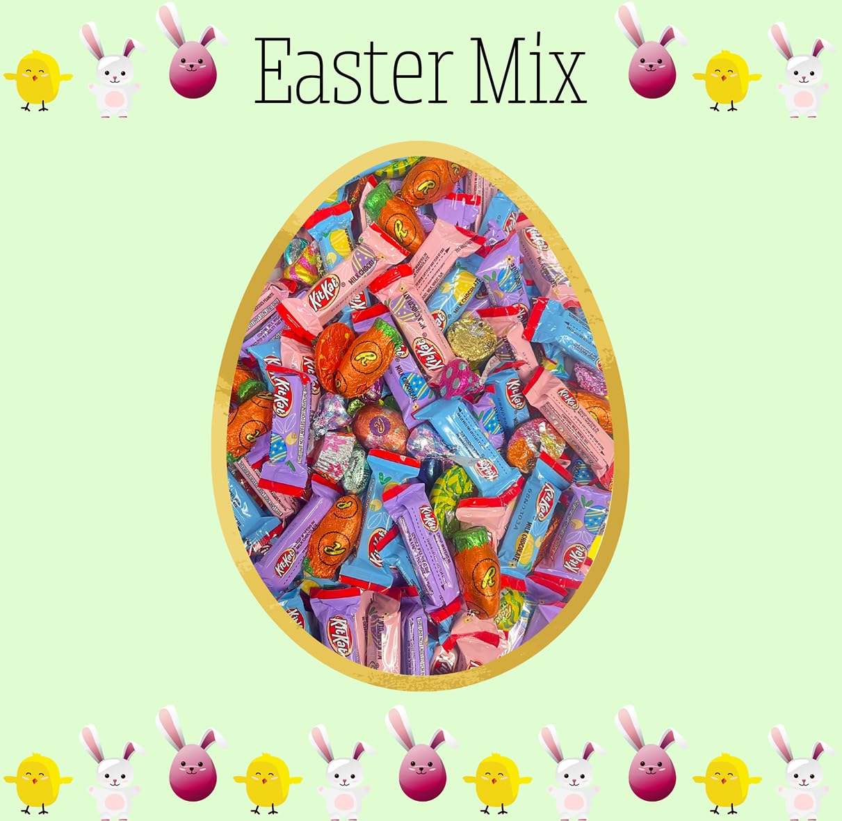 Easter Chocolate Candy Variety Pack - 2 Lb - Bulk Easter Candy - Easter Candy Bulk - Assorted Chocolate - Easter Basket Candy - Bulk Chocolate Easter Egg Candy Hunt - Candy Chocolate Easter Eggs Candy