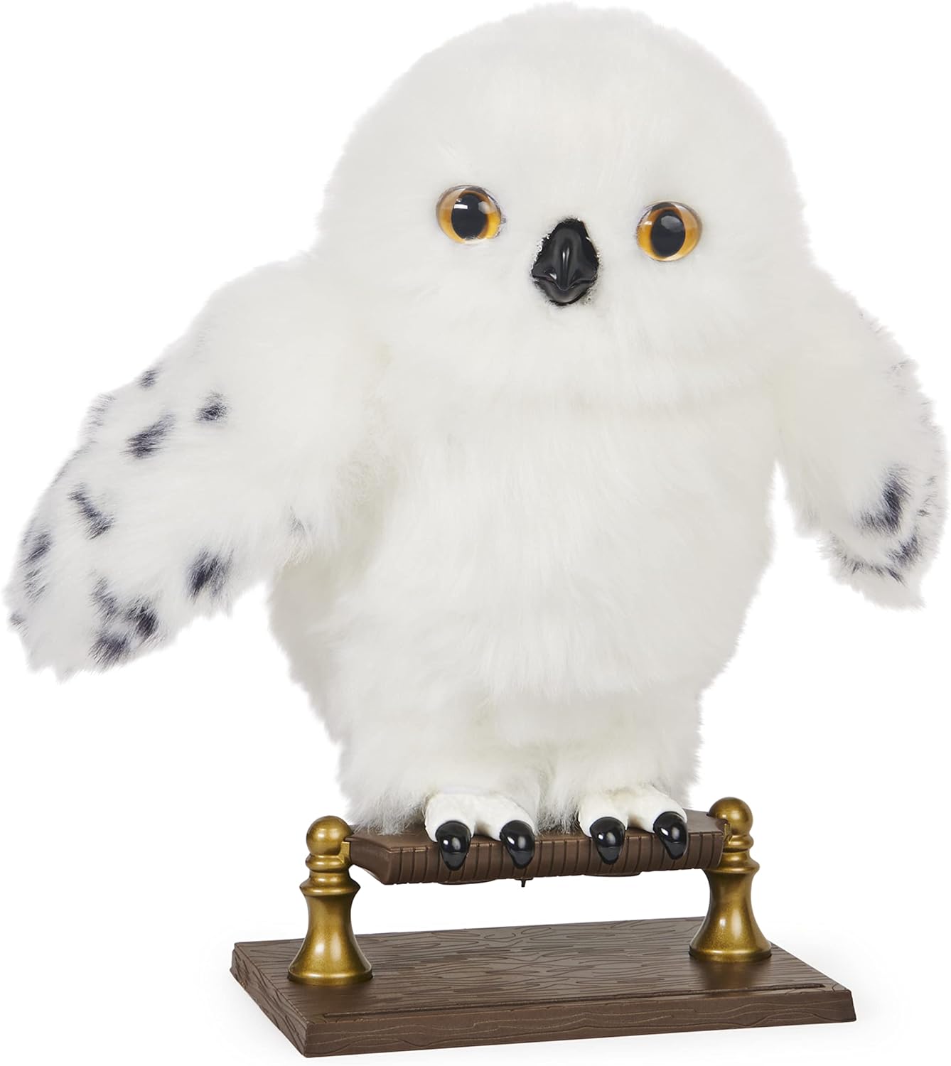 Wizarding World Harry Potter, Enchanting Hedwig Interactive Owl with Over 15 Sounds and Movements and Hogwarts Envelope, Christmas Gifts for Kids