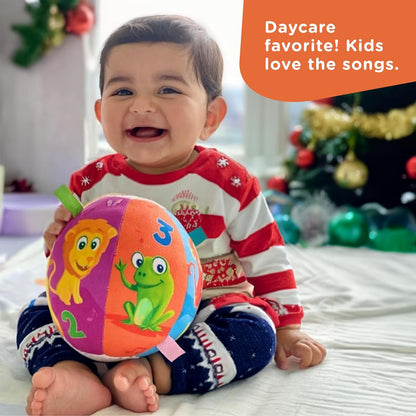 Move2Play, Toddler & Baby Ball with Music and Sound Effects, Baby Toy for 6 to 12 Months, Boy and Girl 1 Year Old Birthday Gift